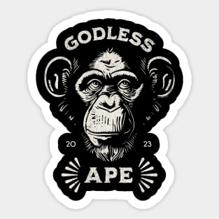 Godless Ape 2023 Sticker